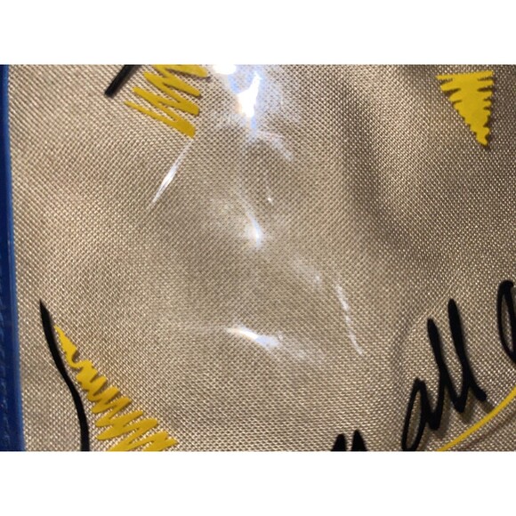 Vintage 1986 Avon All Around Tote Canvas Blue & Beige 16” X 13” SEALED! - Picture 3 of 5